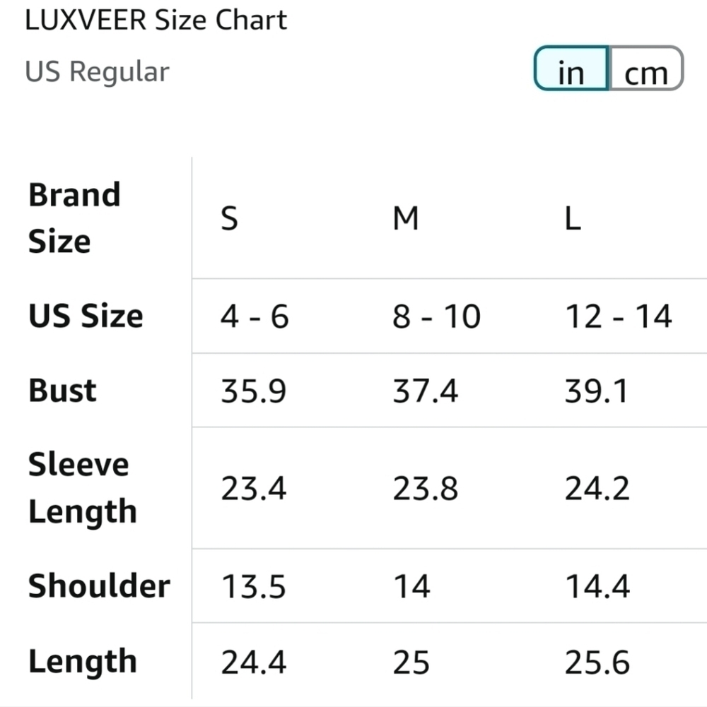 Luxveer Dressy Lace Tops or Sweater for Women V Neck NWT Size S - Picture 10 of 12